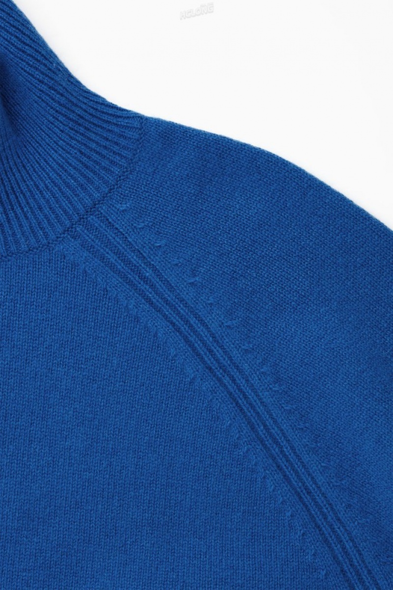 Undyed / Natural COS Pure Cashmere Turtleneck Sweater | IN66-K2JJ