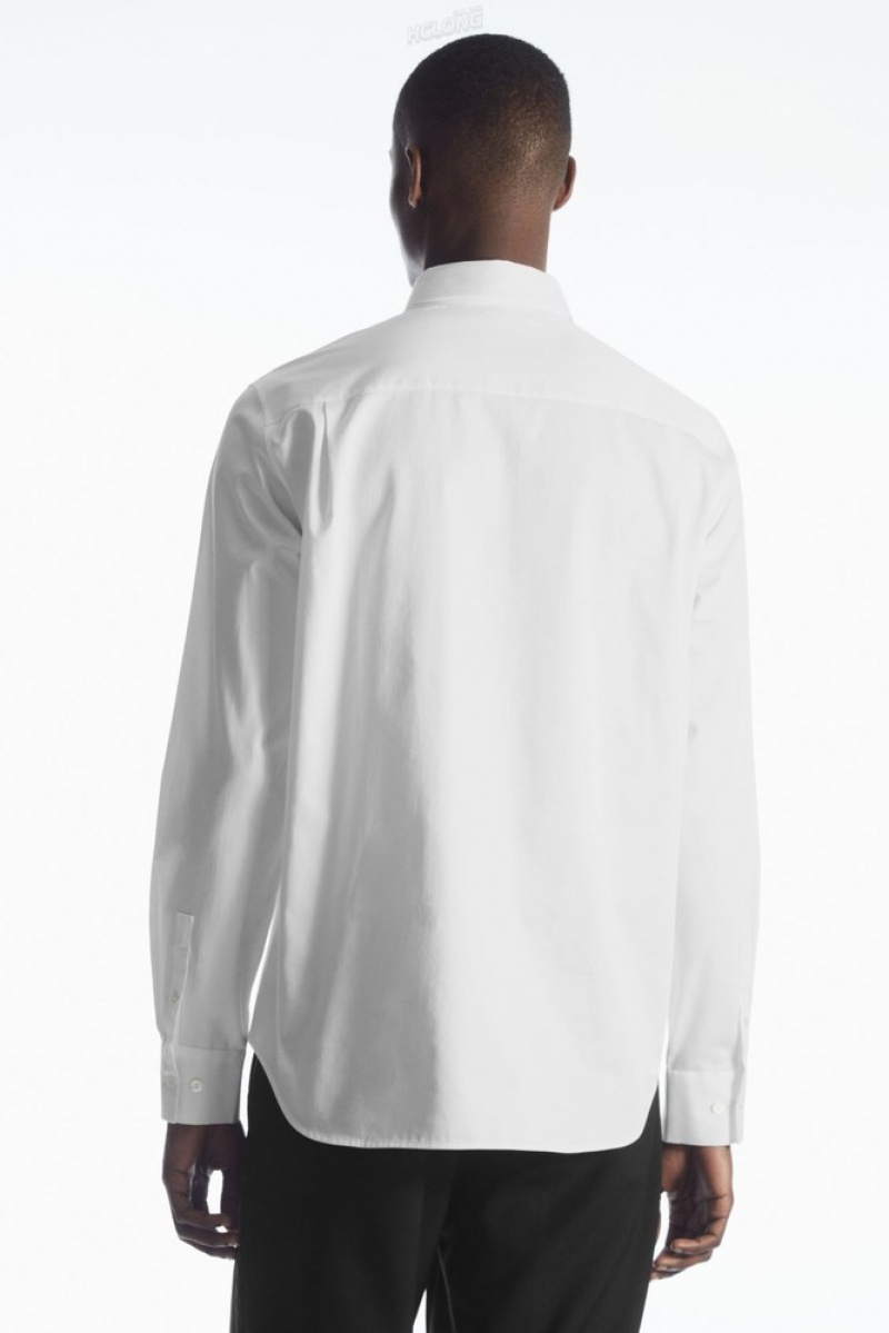 White COS Patch-Pocket Shirt - Regular | IA05-A0OU