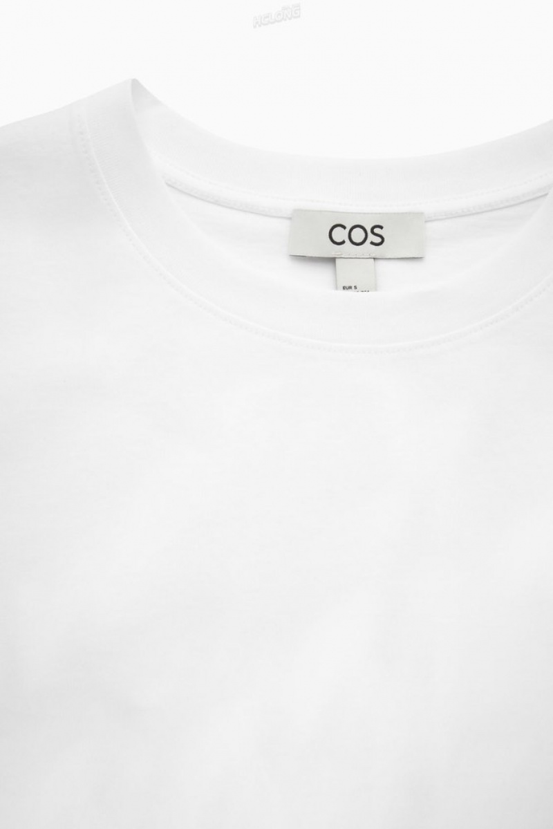 White COS Regular Fit T-Shirt | PC27-F0HP