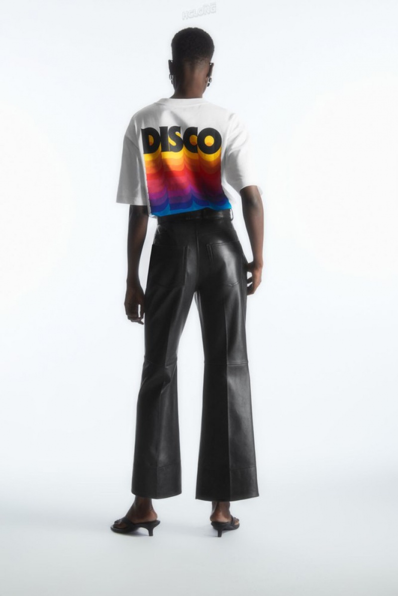 White / Printed COS Pride 2023 T-Shirt | FQ14-C3ZQ